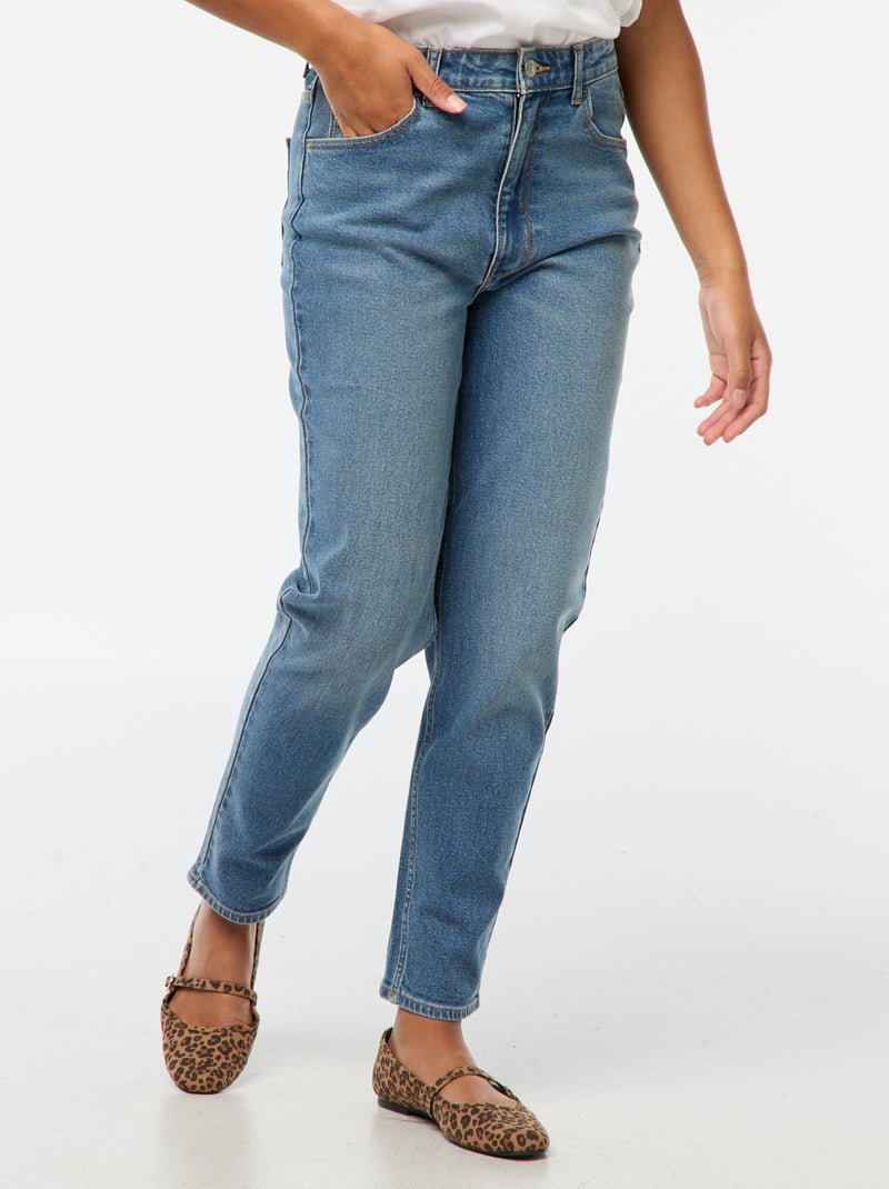 Jean coupe mom - L30 Stone - Kiabi