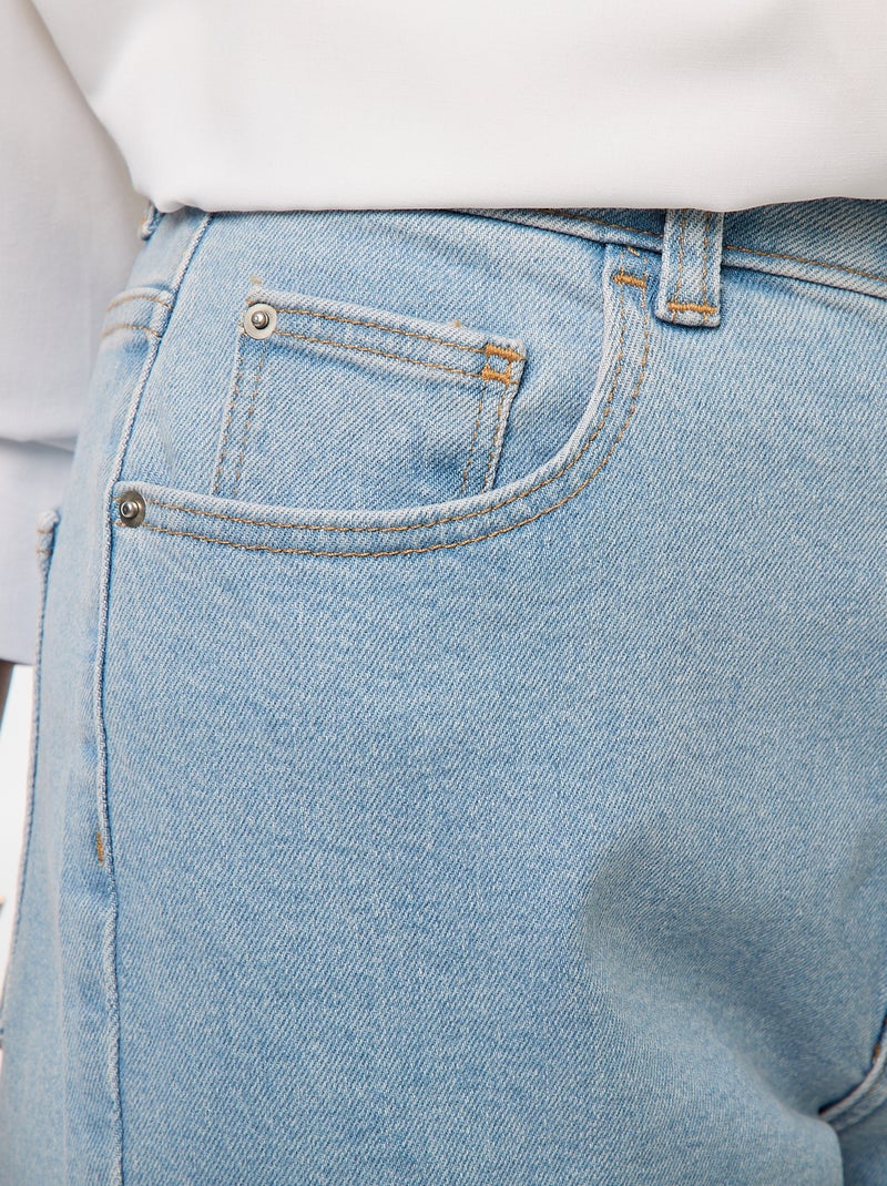 Jean coupe mom - L30 Triple stone - Kiabi