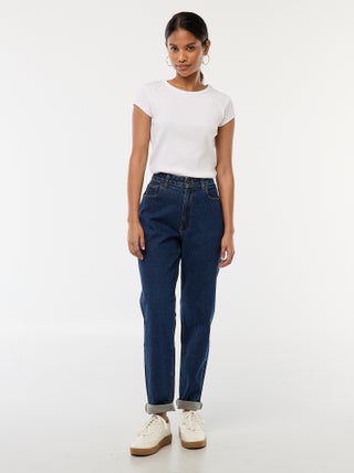 Jean coupe mom - L32