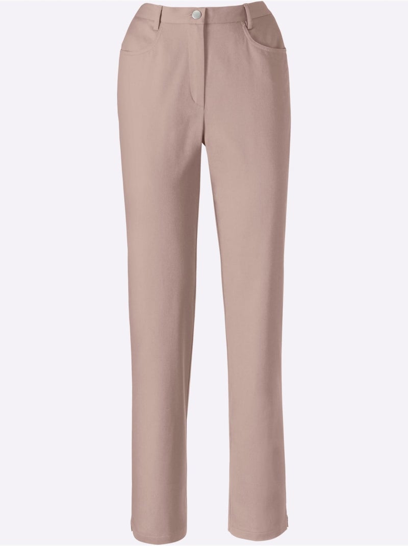 Jean Coupe Parfaite Grâce à L'élasthanne - Taille Extra Courte - Moda Vilona Rose - Kiabi
