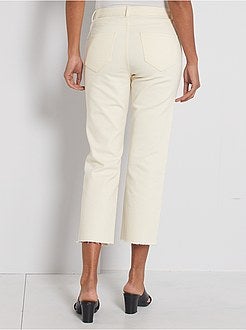 Jean coupe regular coupé à cru - Kiabi