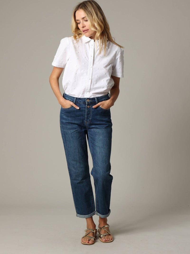 Jean coupe regular 'Deeluxe' Bleu clair - Kiabi