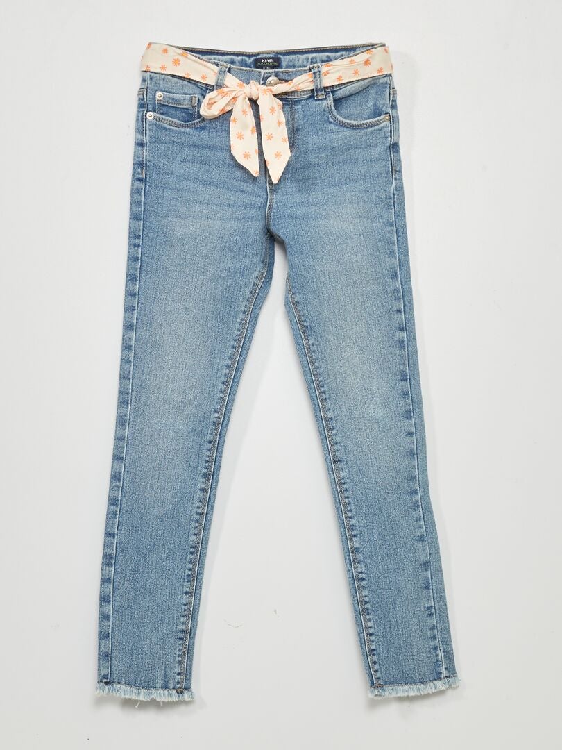 Jean coupe skinny Bleu - Kiabi