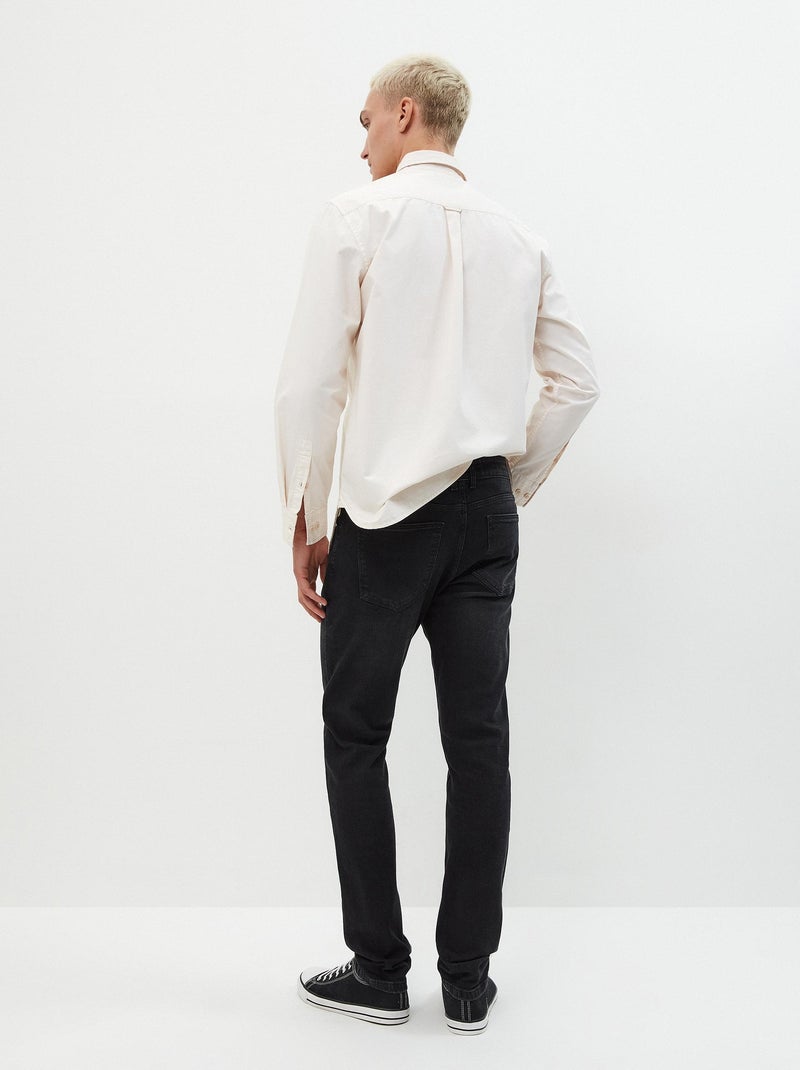 Jean coupe skinny Noir - Kiabi