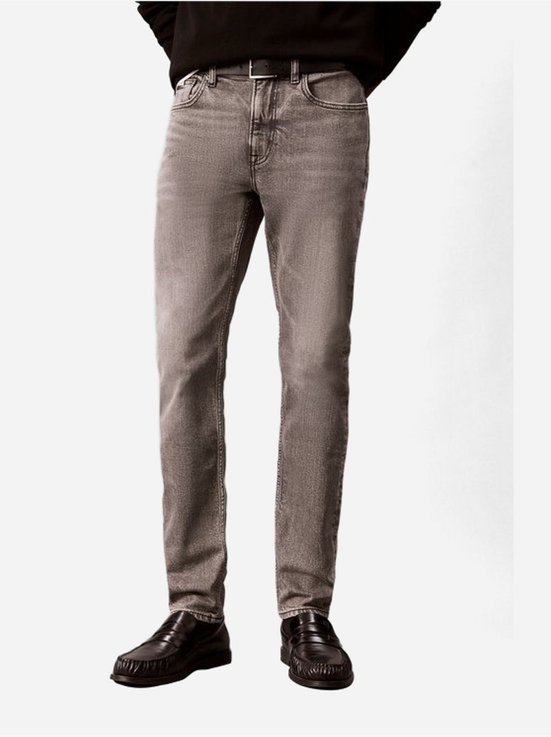 Jean coupe slim - calvin klein Gris - Kiabi