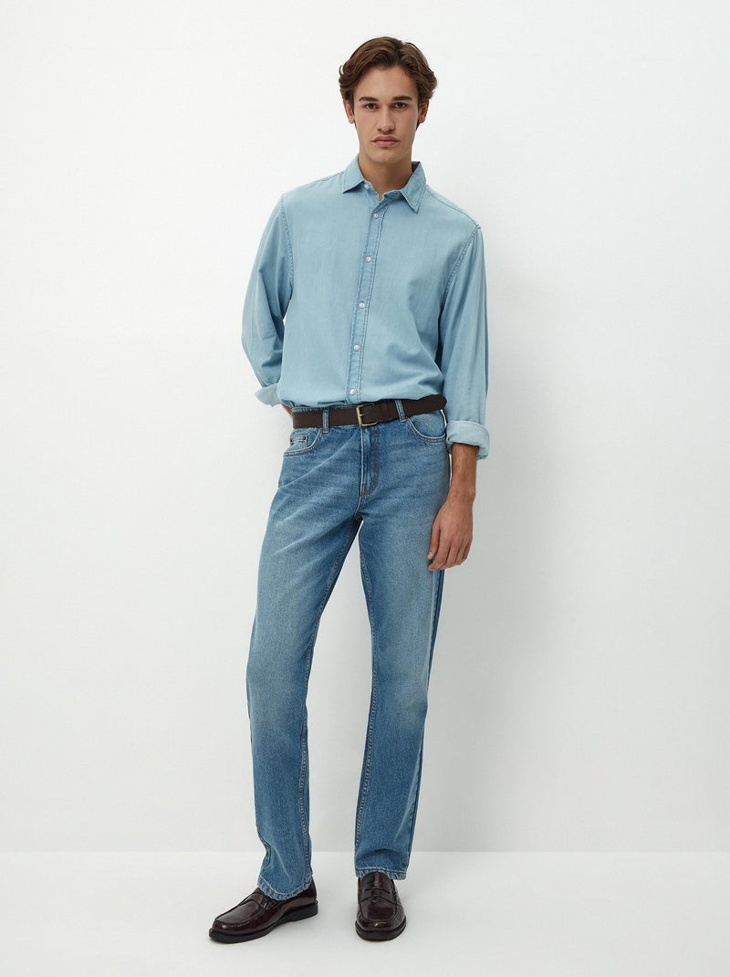 Jean coupe slim Bleu - Kiabi