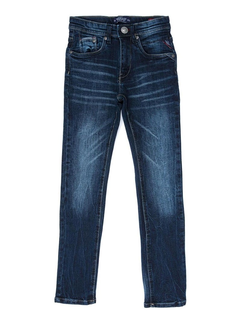 Jean coupe slim SACO BOY Bleu - Kiabi