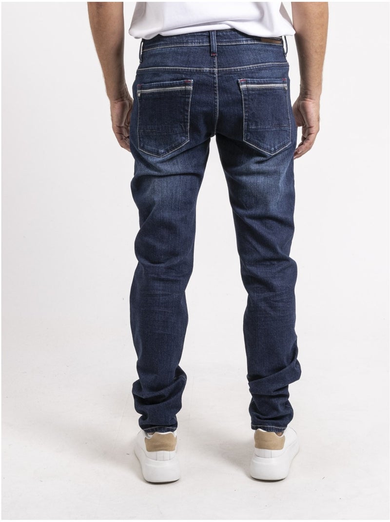 Jean coupe slim SNOW Bleu - Kiabi