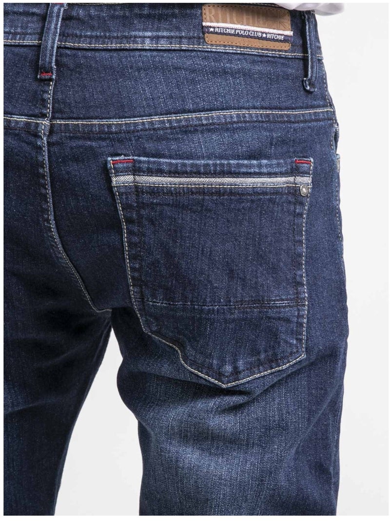 Jean coupe slim SNOW Bleu - Kiabi