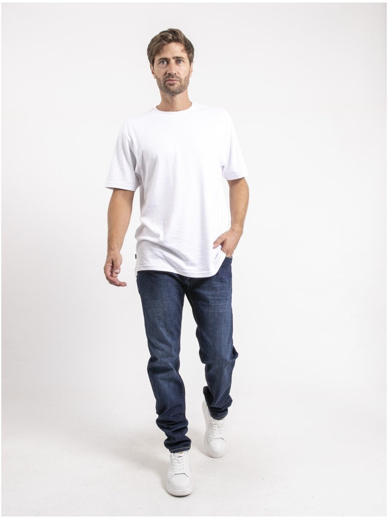 Jean coupe slim SNOW Bleu - Kiabi