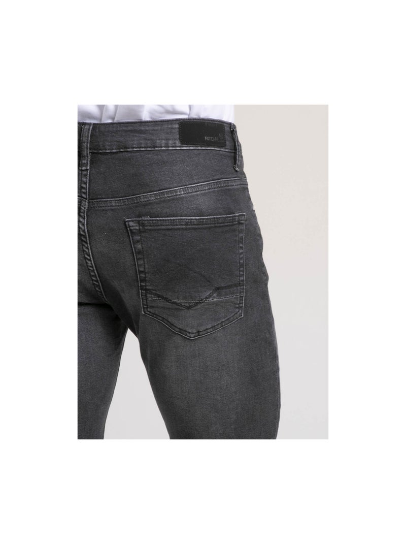 Jean coupe slim SPOKY Gris - Kiabi