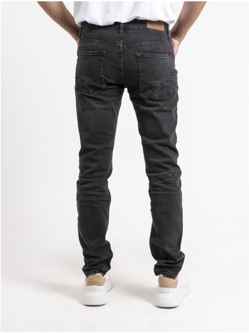 Jean coupe slim SPOKY Noir - Kiabi