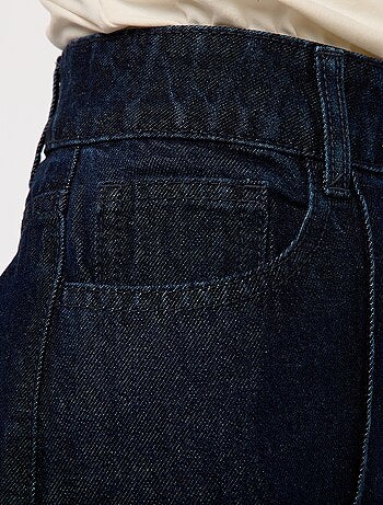 Jean coupe wide leg à 5 poches