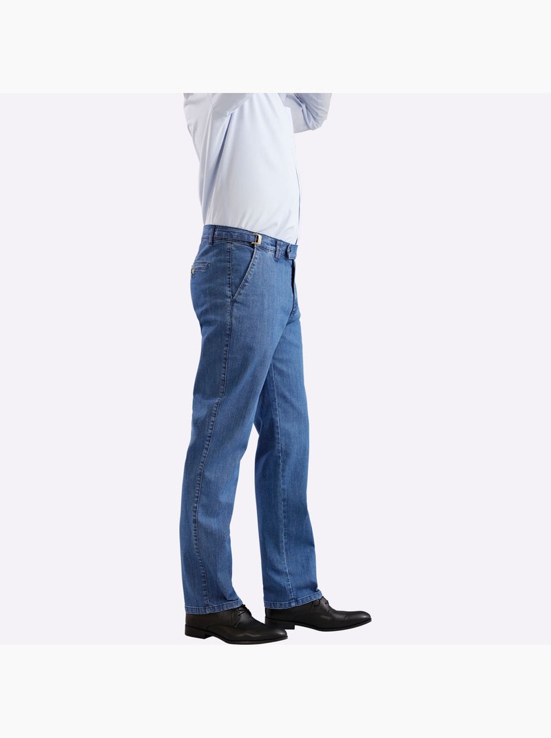 Jean De Conducteur Largeur Réglable à La Taille Pour Plus De Confort - Taille Standard - Moda Vilona Bleu jean - Kiabi