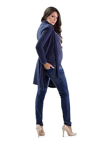 Jean de grossesse 5 poches - Slim fit avec stretch - Denim bleu