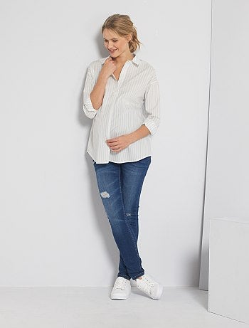 Jean de grossesse coupe slim - Kiabi