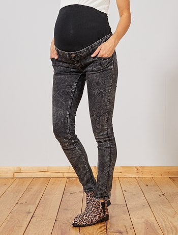 Jean de grossesse effet neige - Kiabi