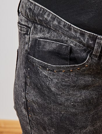 Jean de grossesse effet neige - Kiabi