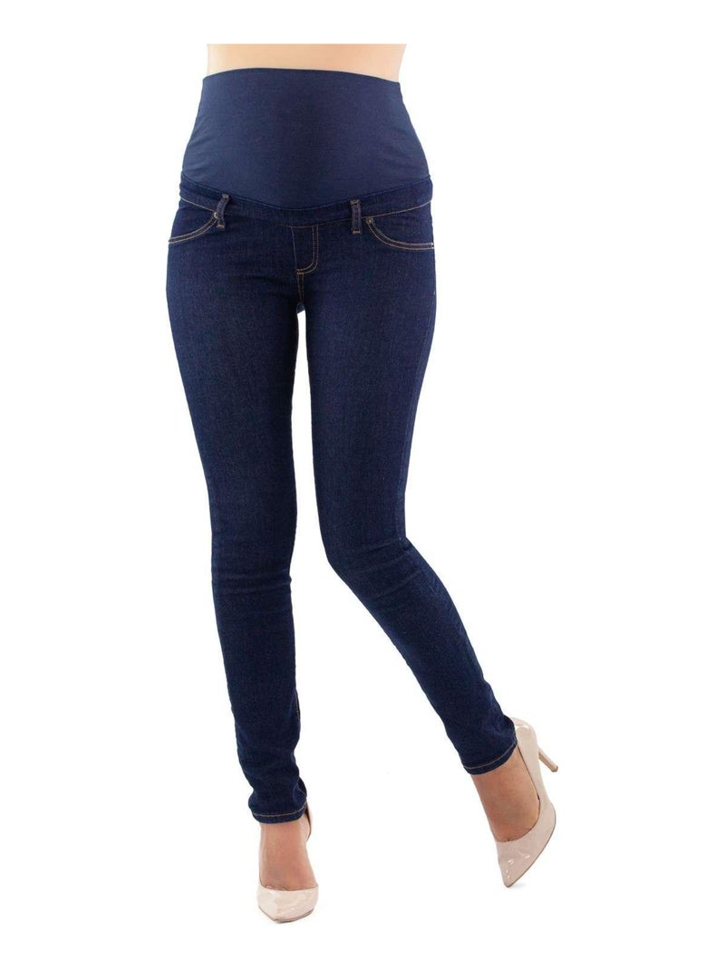 Jean de grossesse slim fit avec stretch  - Denim Blue Bleu - Kiabi