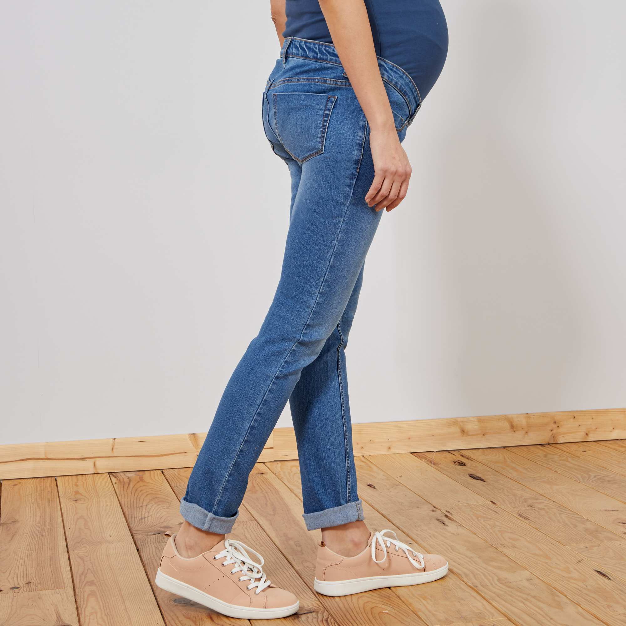 Jean de grossesse slim fit Vêtement de grossesse - blue black - Kiabi ...