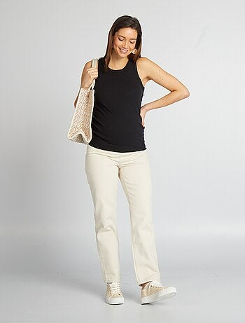 Haut D'allaitement Old Navy Henley Côtelé Marine - Taille XL Maternité - Neuf