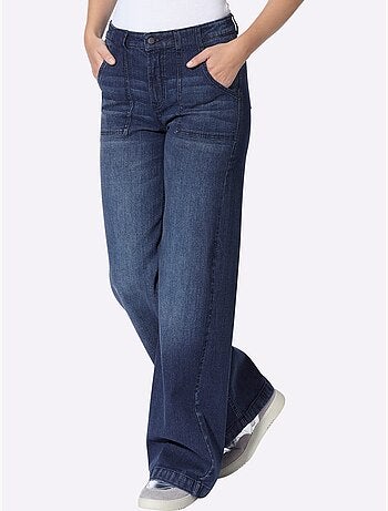 Jean délavage tendance - taille standard - helline
