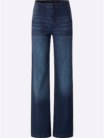 Jean délavage tendance - taille standard - helline