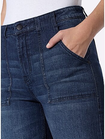 Jean délavage tendance - taille standard - helline