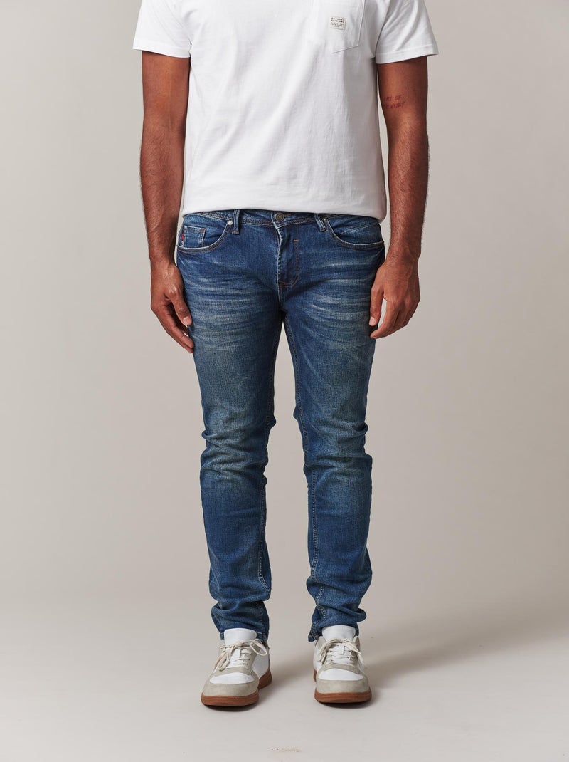 Jean délavé pour homme 'Deeluxe' Bleu clair - Kiabi