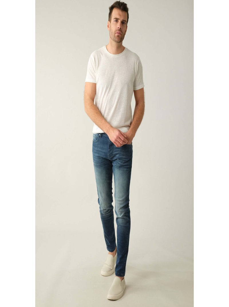Jean délavé pour homme 'Deeluxe' Bleu foncé - Kiabi