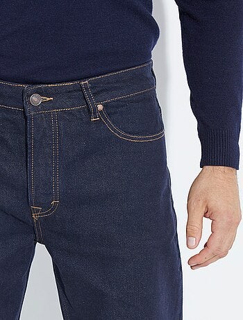 Jean denim 5 poches bas resserré, brut - AFIBEL