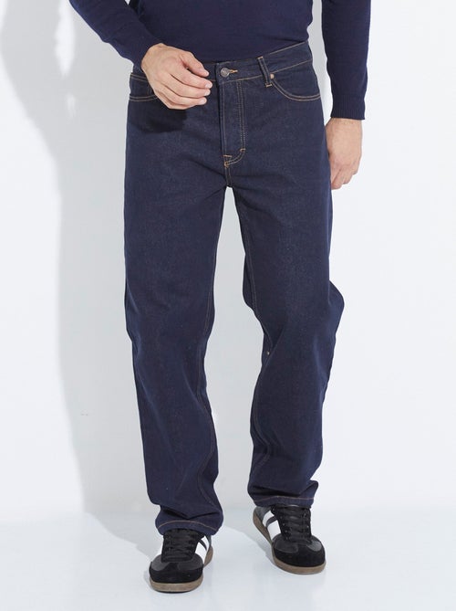 Jean denim 5 poches bas resserré, brut - AFIBEL - Kiabi
