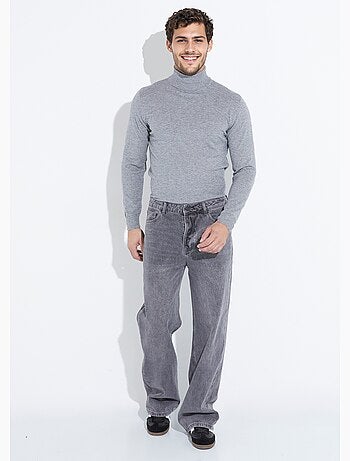 Jean denim coupe large style baggy