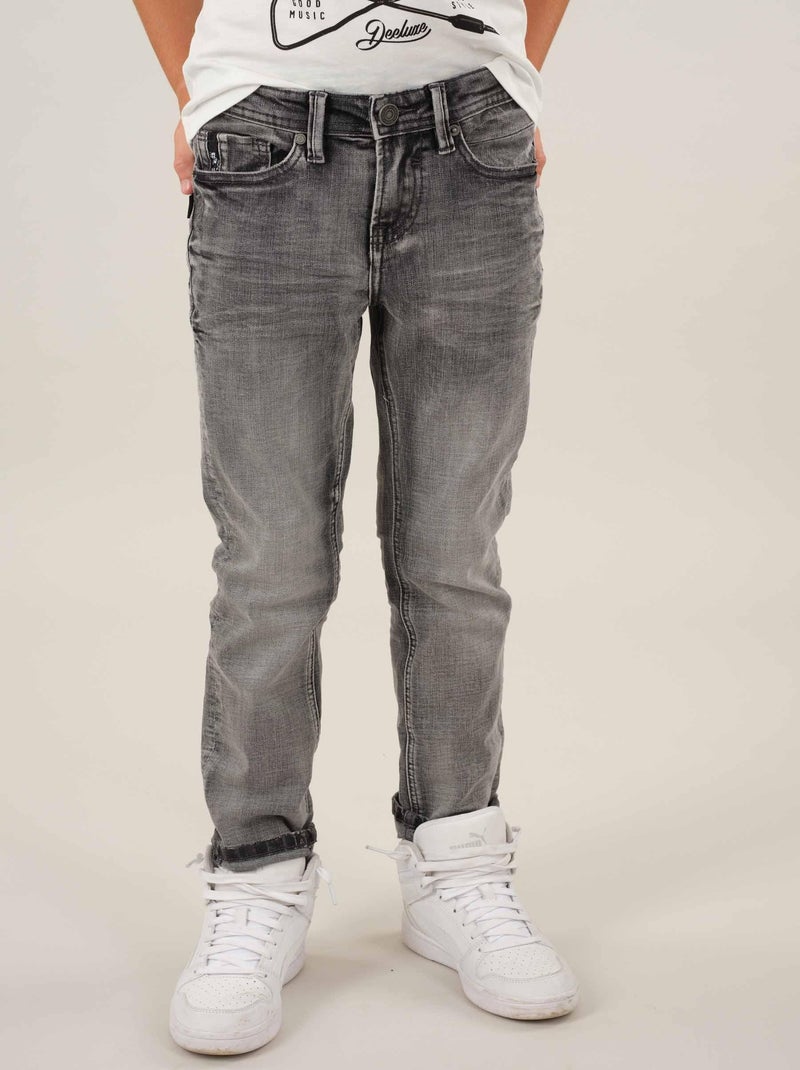 Jean denim 'Deeluxe' Gris Gris - Kiabi