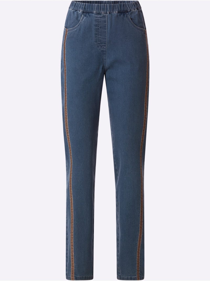 Jean denim doux - taille standard - witt Bleu jean - Kiabi