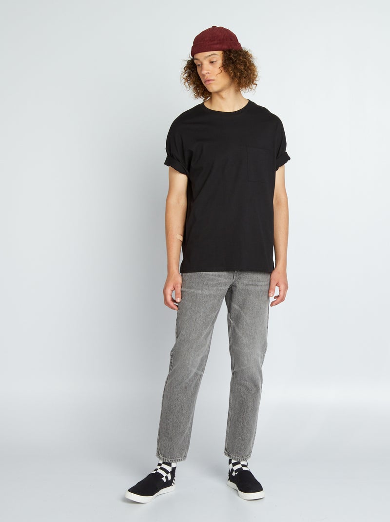 Jean denim stretch Gris - Kiabi