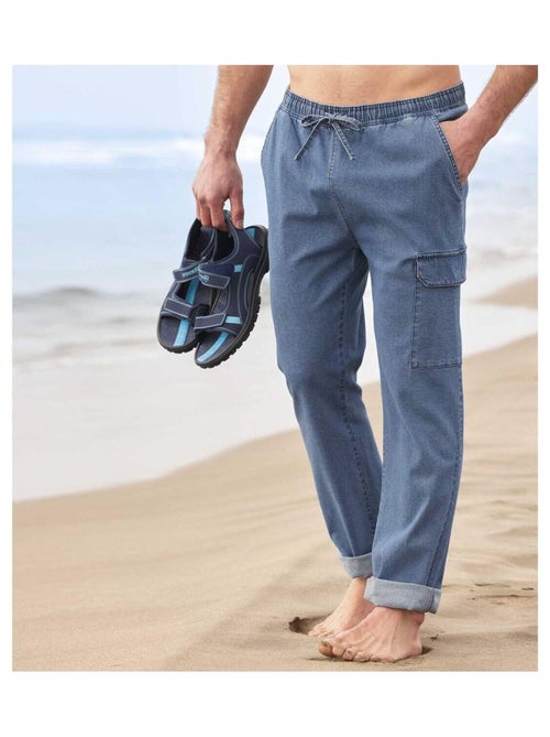 Jean Détente Cargo   - ATLAS FOR MEN - Kiabi