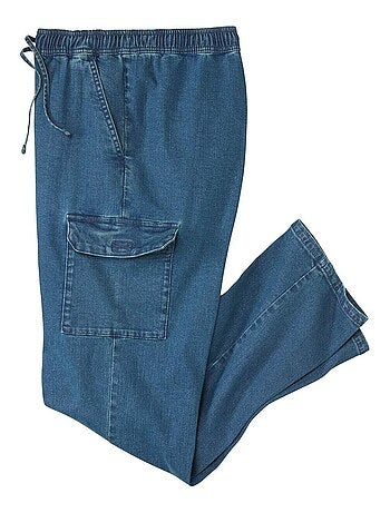 Pantalon Détente Cargo en Jean : - ATLAS FOR MEN