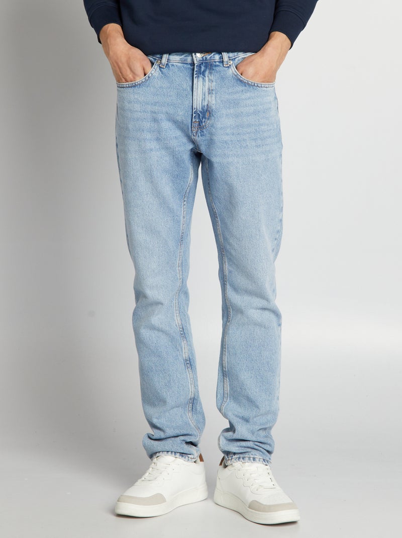 Jean droit - L34 Double stone - Kiabi