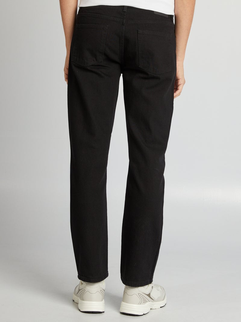 Jean droit - L34 Noir - Kiabi