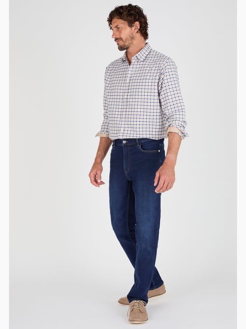 Jean droit 5 poches. - Damart - Kiabi