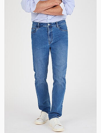 Jean droit 5 poches. - Damart