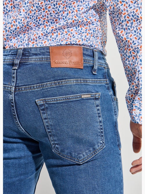 Jean droit 5 poches denim stretch - Afibel - Kiabi