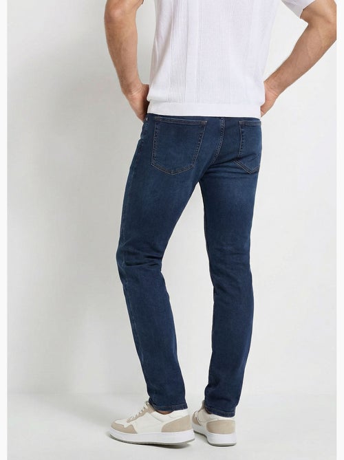 Jean droit 5 poches denim stretch - Afibel - Kiabi