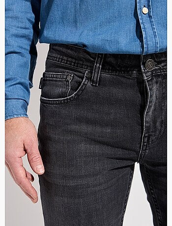 Jean droit 5 poches denim stretch - Afibel