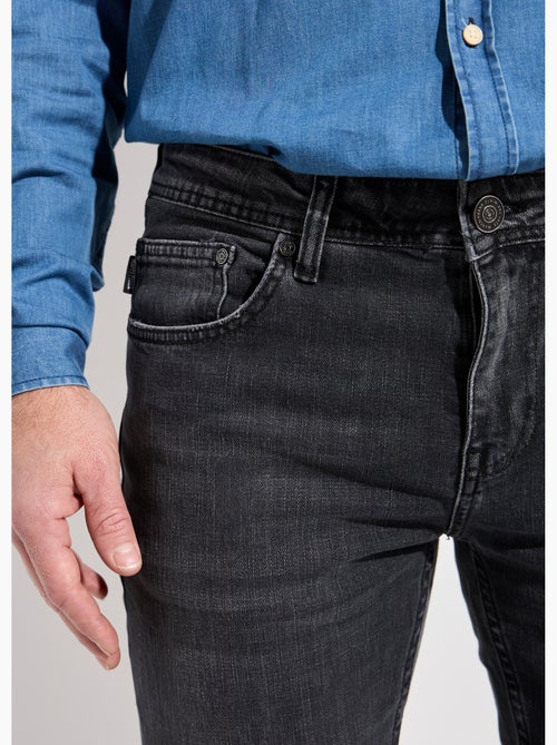 Jean droit 5 poches denim stretch - Afibel - Kiabi