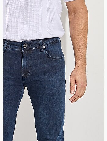 Jean droit 5 poches denim stretch