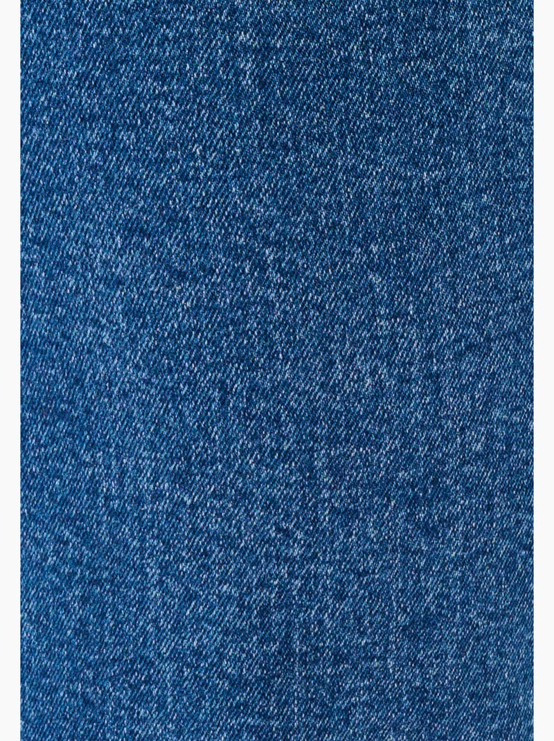 Jean droit 7/8ème - Damart Bleu denim - Kiabi
