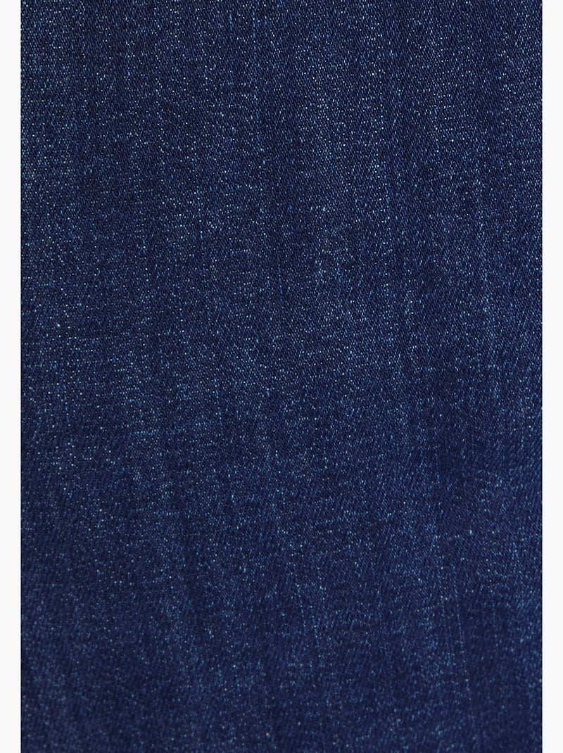 Jean droit 7/8ème Perfect Fit by Damart - Damart Bleu nuit - Kiabi