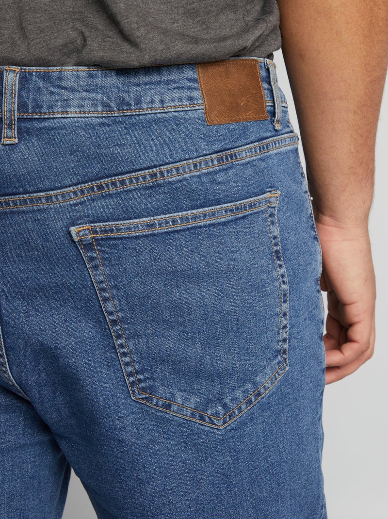 Jean droit à 5 poches - L30 Stone - Kiabi